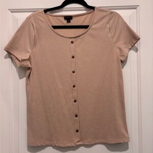 Ann Taylor Knit Button-Down Women's Top